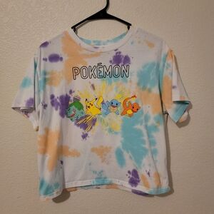 Pokemon Crop T Shirt Juniors XL